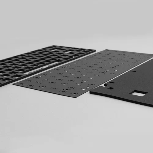 Imagen 1 del producto Inoue Poron-Teclado mecánico de algodón con reducción de ruido, sándwich, parte inferior de algodón, almohadilla de eje IXPE para 61/63/64/68/87/98 /108