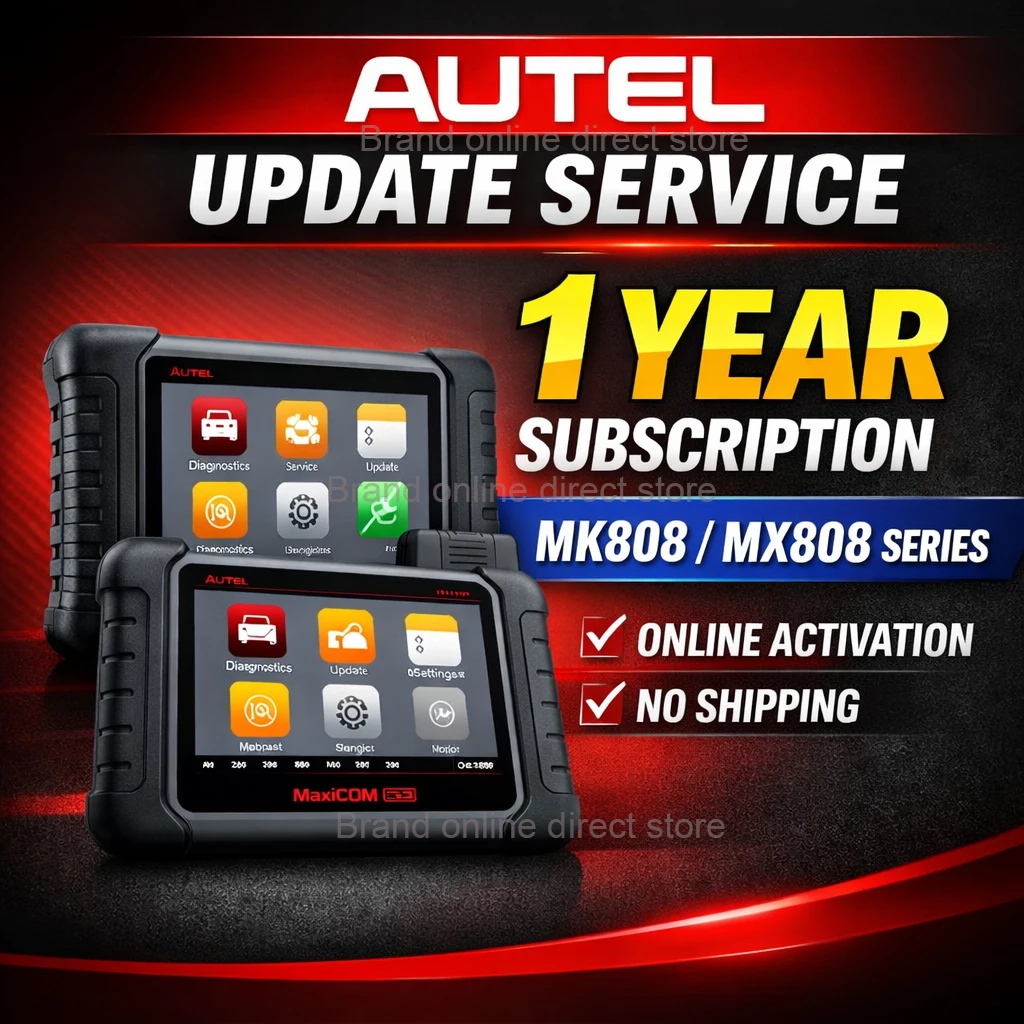 

Подписка на 1 год обновлений программного обеспечения для сканеров Autel MK808 MX808, совместимая с MaxiCOM MK808S MK808BT Pro MX808S MK808K BT Series