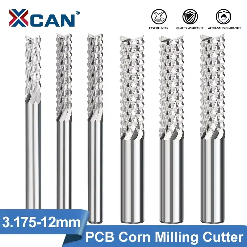 Frez XCAN 3.175/4/6mm frez trzpieniowy kukurydziany frez CNC frez PCB narzędzie do frezowania maszynowego