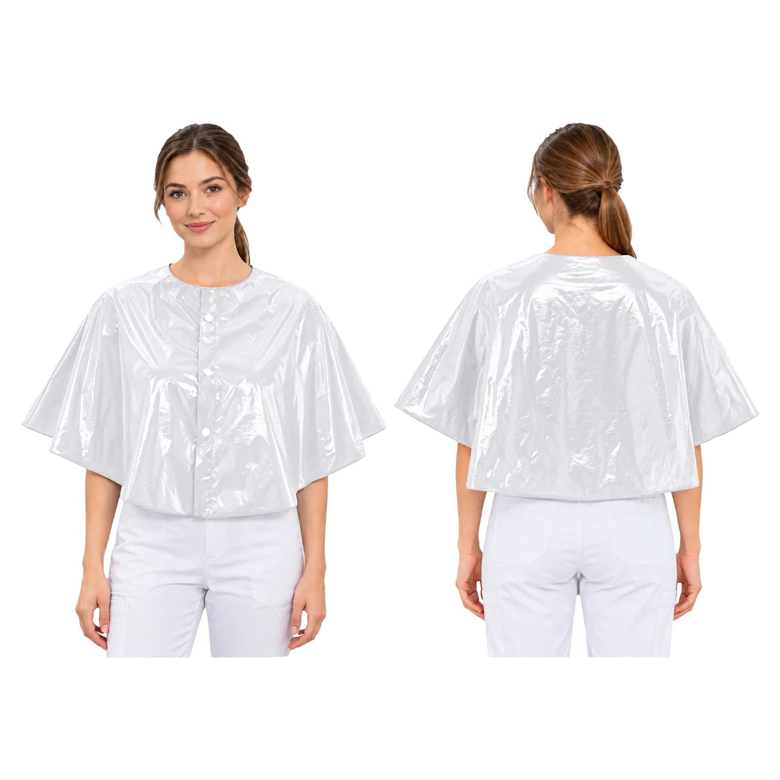 Women Waterproof Protective Nursing Cape Shawl Hospital Mammography Postoperative Examination Special Needs Adaptive Clothing