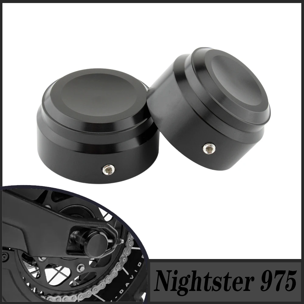 For Harley Nightster 975 RH975 RH 975 Special 2022 2023 Motorcycle Accessory Rear Axle Nut Cover Aluminum Pivot Bolt Covers