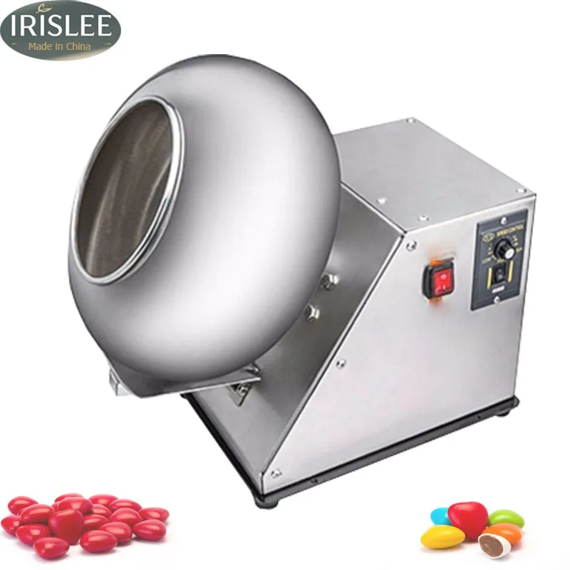 Sugar Coating Polishing Machine Chocolate Coating Machine 2-5kg/h Sugar Panning Machine Automatic Chocolate Coater