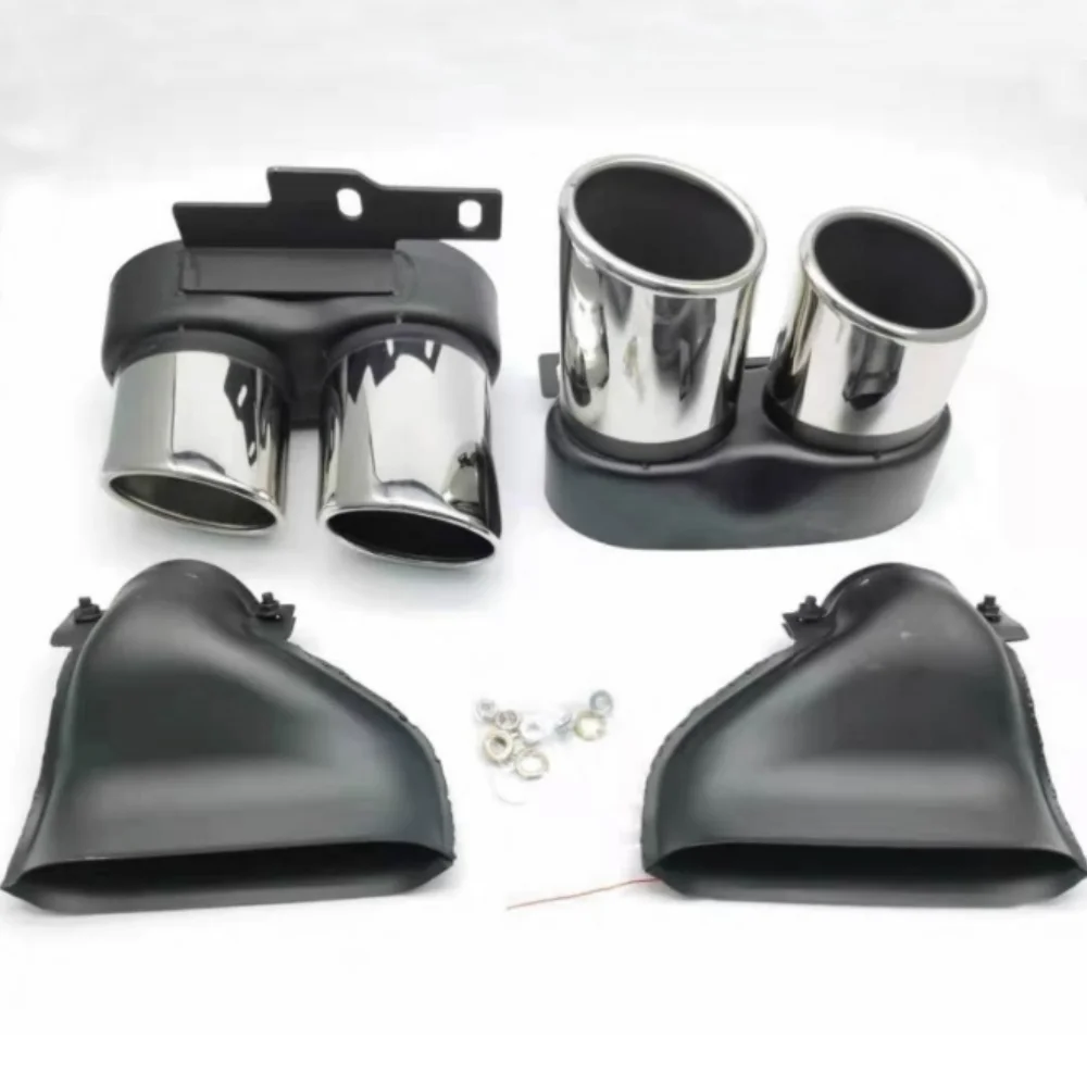 Decoratieset voor de achterkant van de uitlaat voor Audi A7 C8 S7 2019-2024