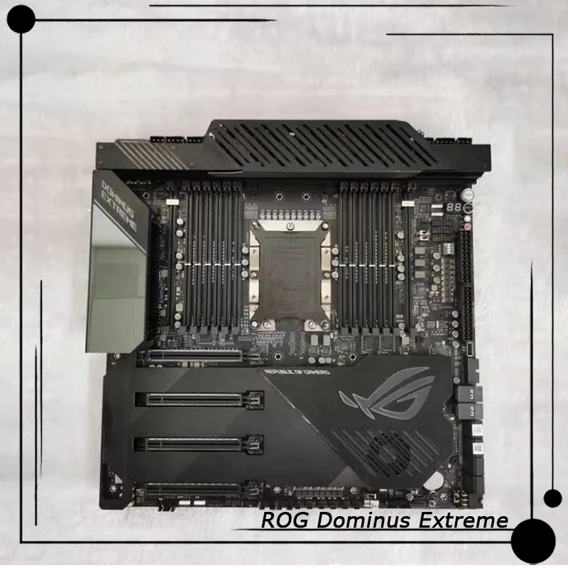 

Материнская плата ROG Dominus Extreme для рабочей станции ASUS LGA3647, встроенная беспроводная сетевая карта 10G LAN Wi-Fi, процессор Xeon W-3175X