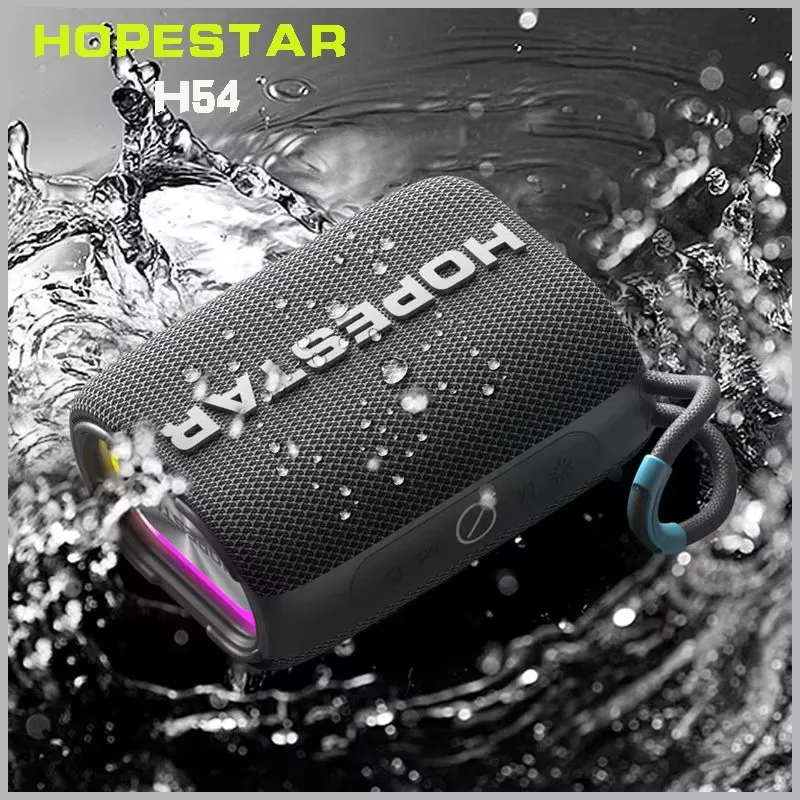 HOPESTAR H54 Speaker Bluetooth Wireless Connection Portable Outdoor Sports Audio Stereo Support Tf Card Mobile Phone Universal