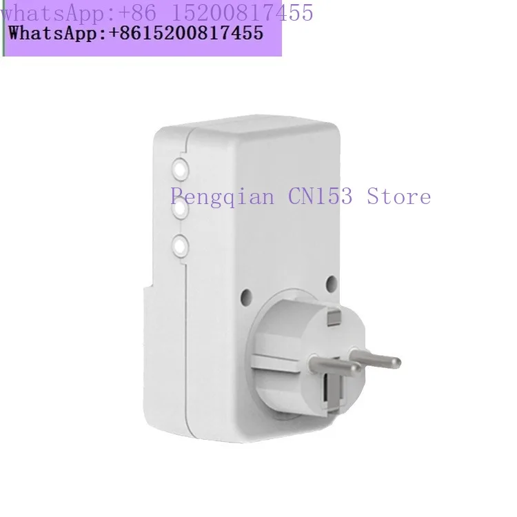High and low voltage delay time adjustable with display 220V European German standard home appliance voltage protector