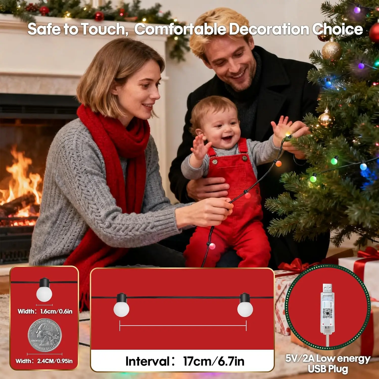 الذكية غلوب سلسلة أضواء 5/10 متر RGB اللون تغيير LED سلسلة الجنية أضواء التطبيق وجهاز التحكم عن بعد لحديقة حفلة زينة عيد الميلاد #3