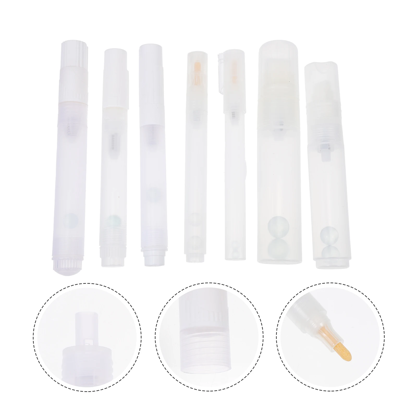 Plastic Empty Pen Shell Simple Paint Shells Graffiti Durable Lightweight Safe Sophisticated Workmanship Reasonable Structure