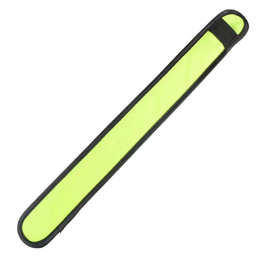 

4pcs Led Luminous Snap Bracelet Wristbands Night Running Safety Slap Bracelet Red Green Orange Yellow Durable Light Up For