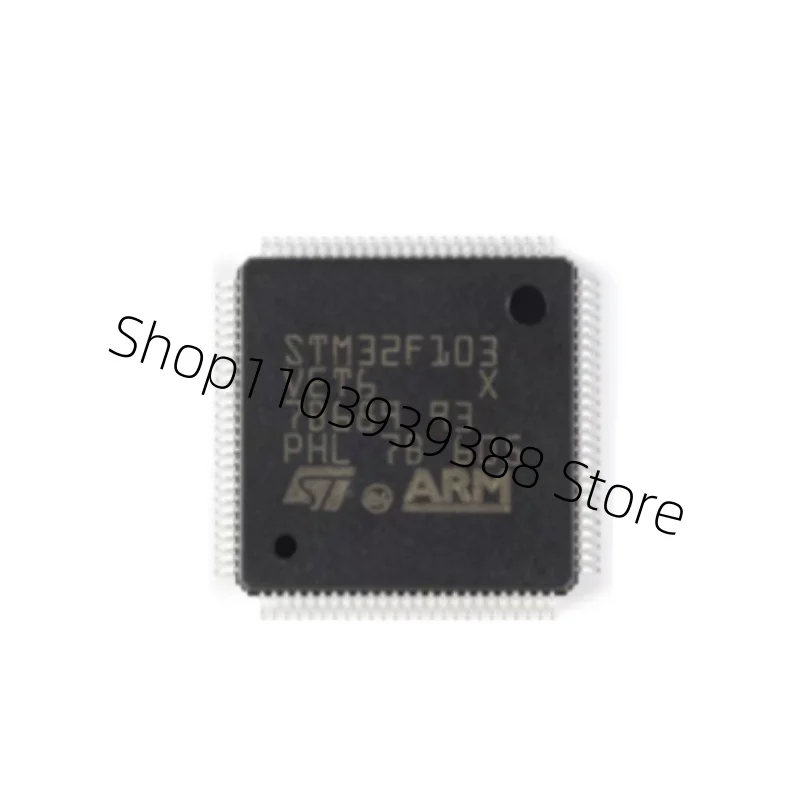 5Pcs New Original  STM32F103VET6 STM32F103 STM32F1 Microcontroller IC 32-Bit Single-Core 72MHz 512KB (512K x 8) LQFP-100