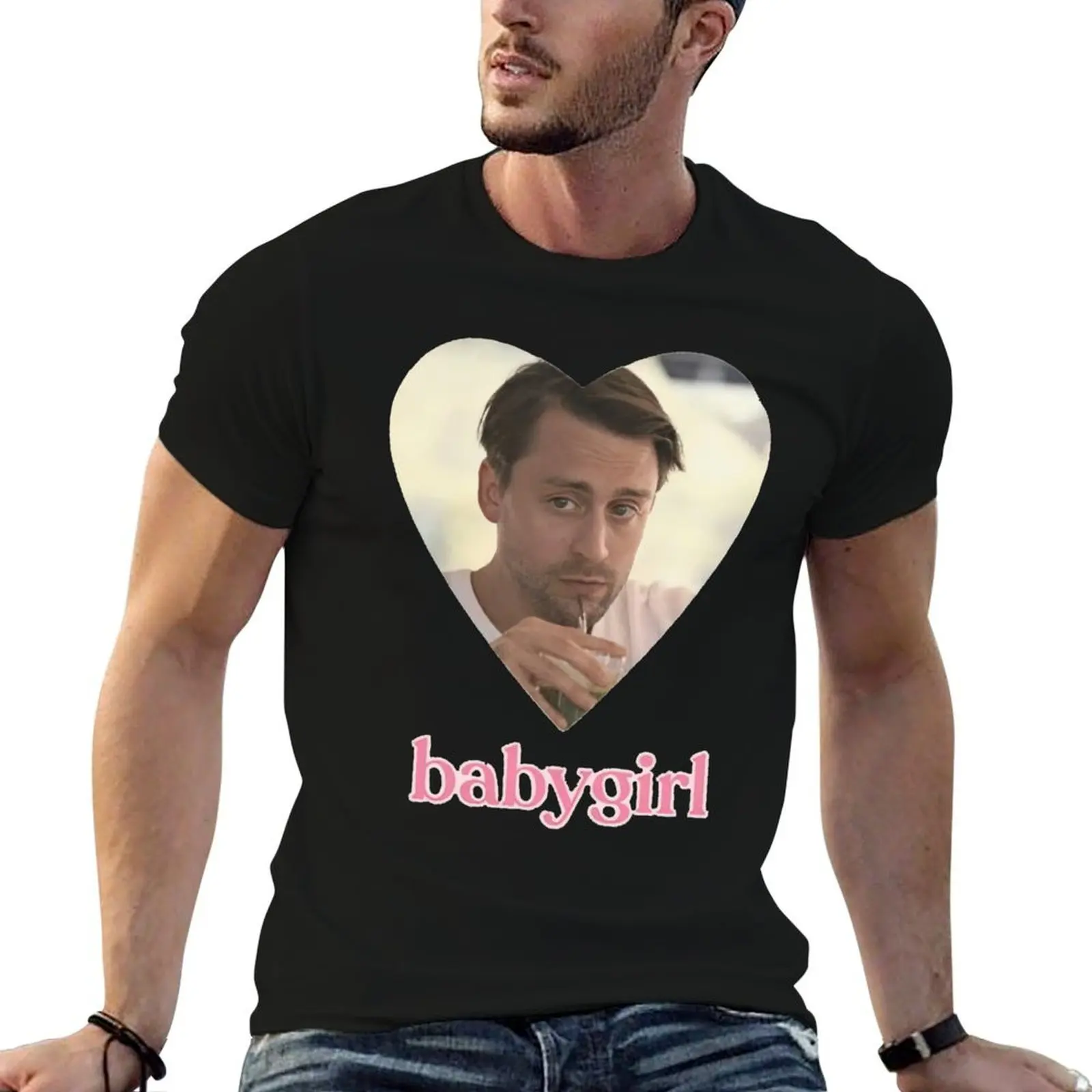 Roman Roy is Babygirl T-Shirt street wear Personalized t-shirt t shirt for men