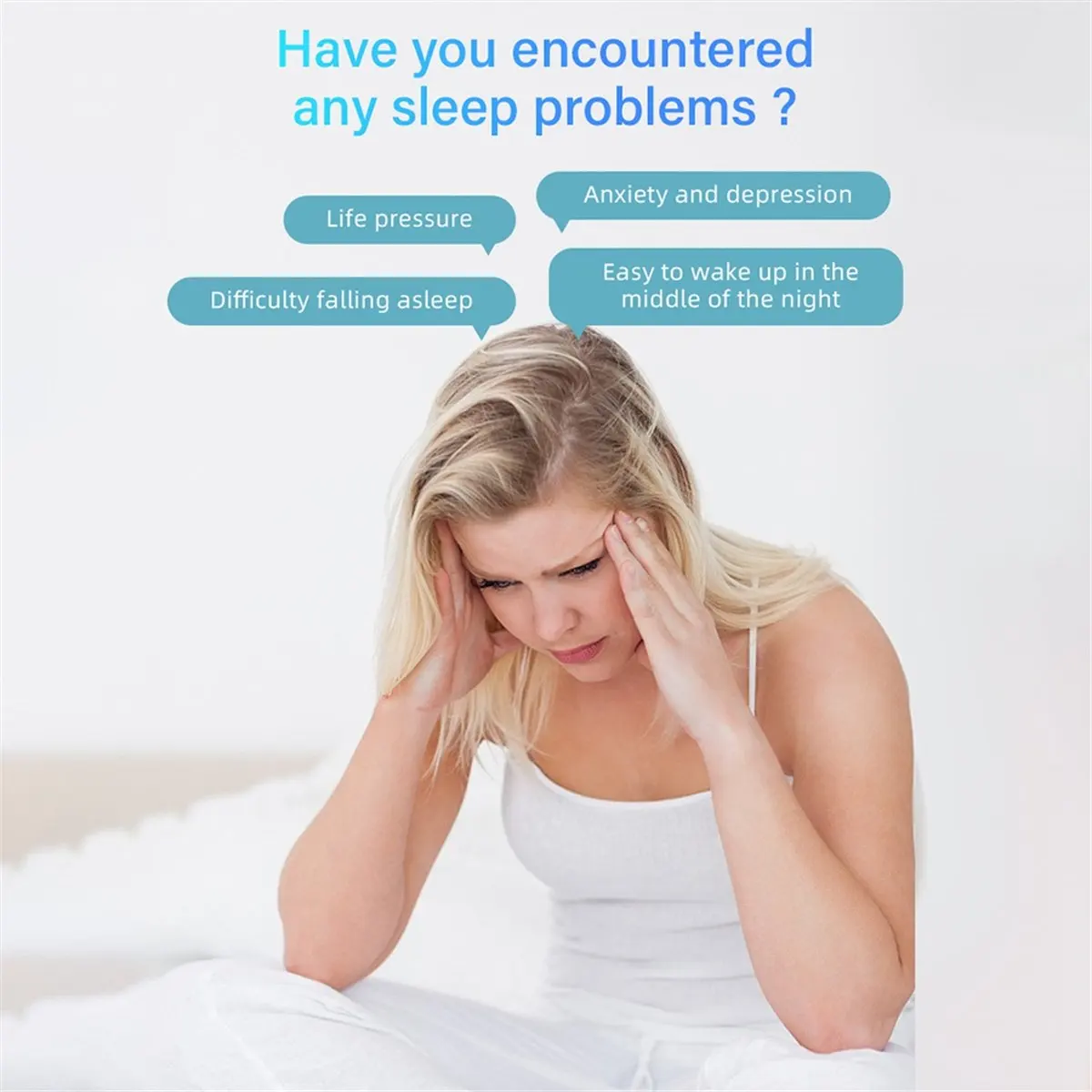 Handheld Sleep Instrument Pulse Decompression Sleep Aid Improve Insomnia Magic Adjustment Smart Sleep Massager Green