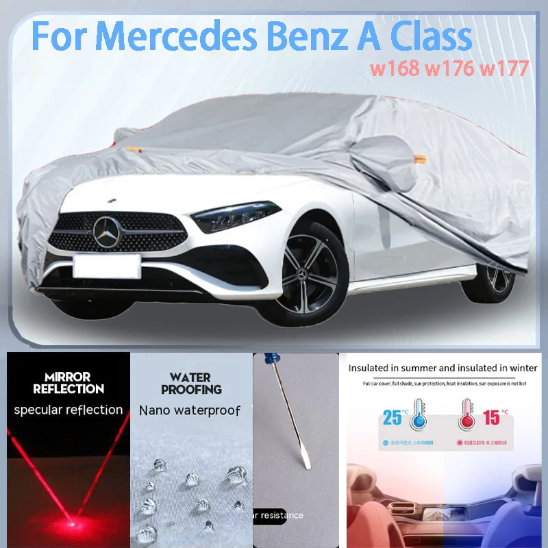 

For Mercedes Benz-A Class Car cover with UV protection and Winter Insulation roles,Rainproof,Snowproof Ati-frost properties.