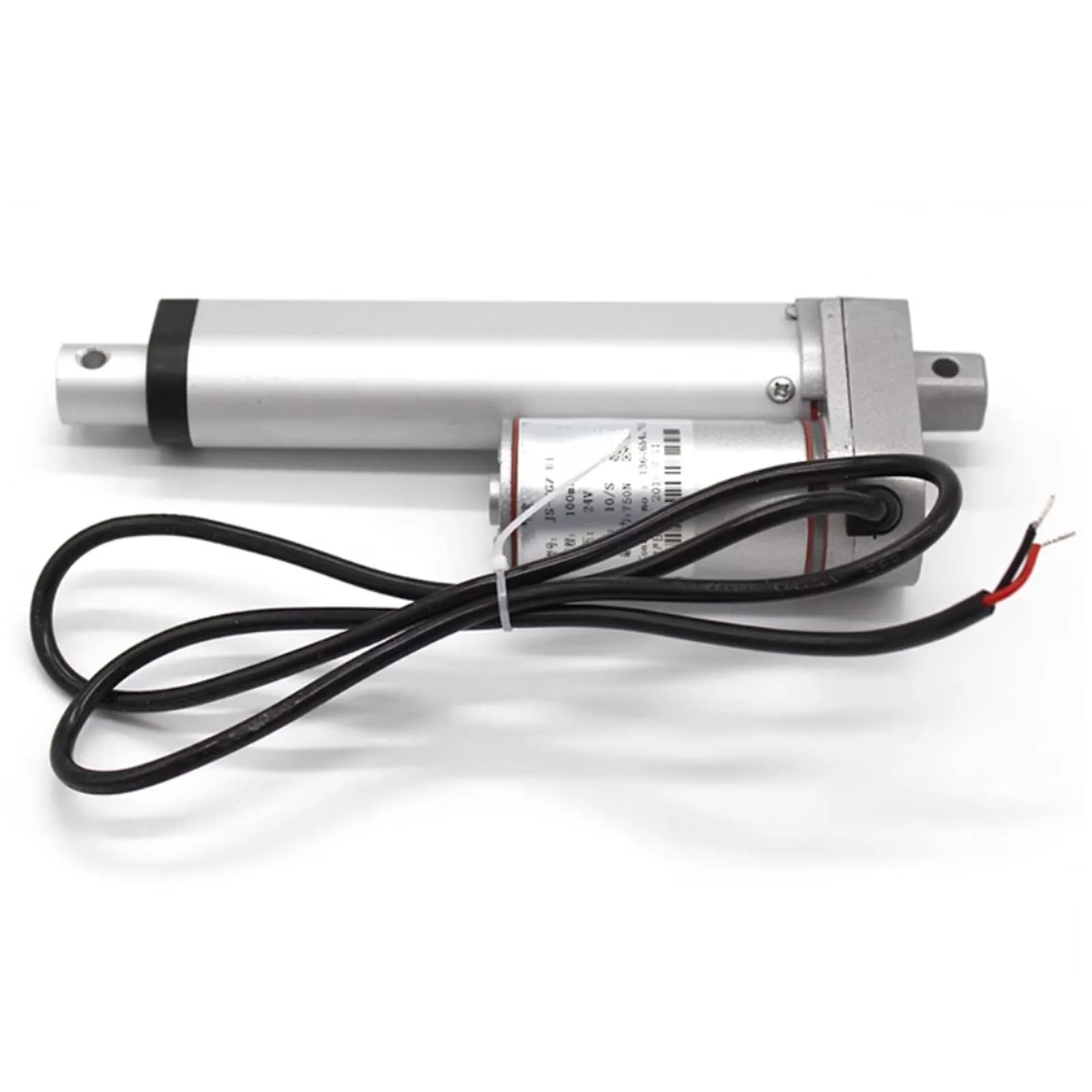 محرك تخفيض ترددي 24 فولت، جهاز دفع سحب قضيب تلسكوبي صغير للرفع الكهربائي 100 مم #1