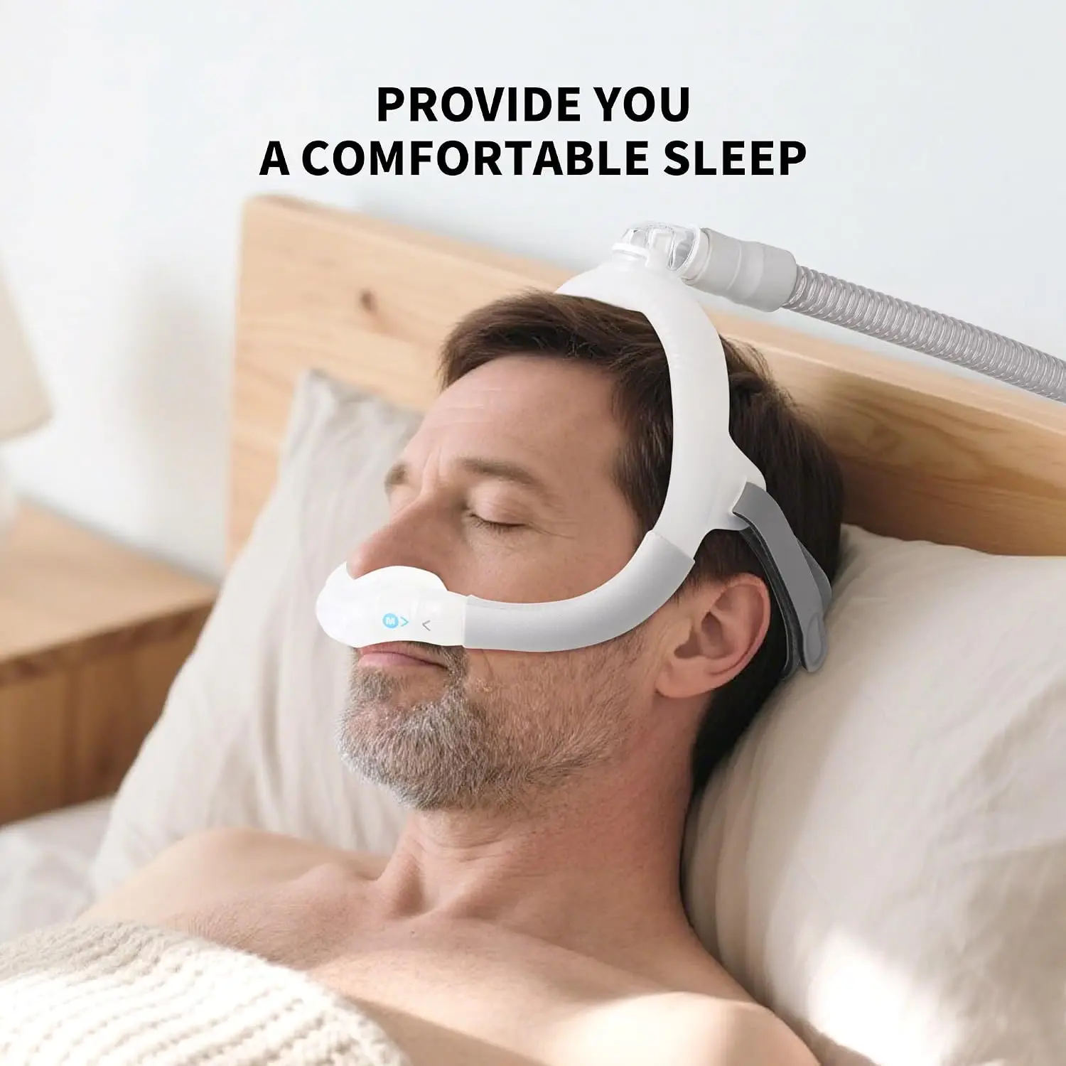 Compatible with Resmed Cpap Replacement Parts and Accessories - Elastic Headgear Suitable for Airfit N30I/P30I Headgear Nasal Mask Equipment, Breathable and Comfortable Sleep Apnea Ventilator Accessories Suitable for Breathing and Sleeping - view 2