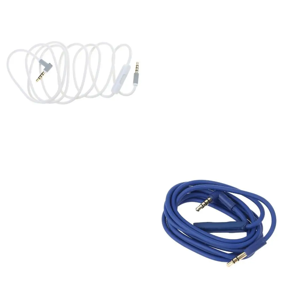 3.5mm To 3.5mm For Beats By Dr Dre Headphones Solo/Studio/Pro/Detox Replacement Audio Cable Cord Wire With In-Line Microphone
