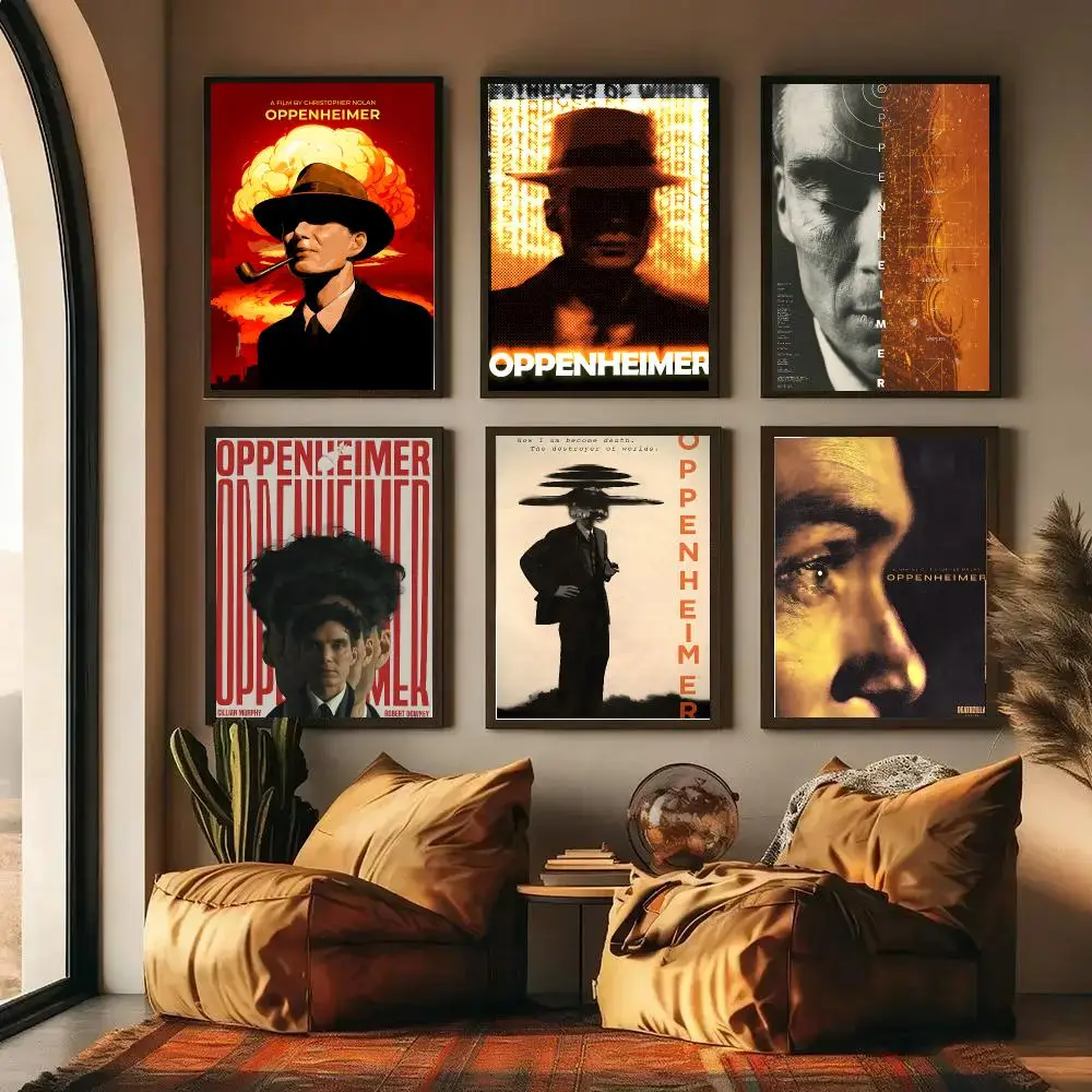 Oppenheimer Poster High-definition Waterproof Poster Stickers, Suitable For Bedroom, Living Room, Home Decoration