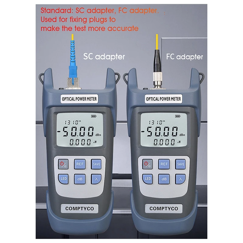 FTTH Fiber Optical Power Meter Fiber Optical Cable Tester -70Dbm-+10Dbm SC/FC Connector