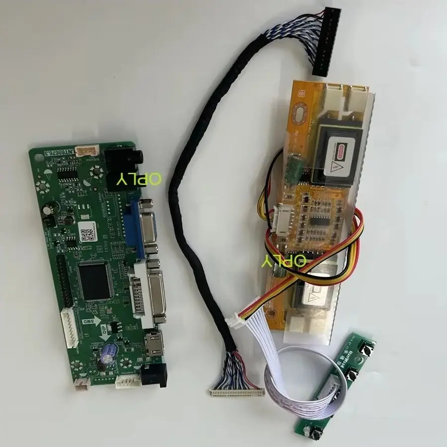 Controller board kit M.NT68676HDMI-compatible for M201EW02 M201EW02 VB/V8 panel DVI VGA LVDS 4 CCFL 20.1