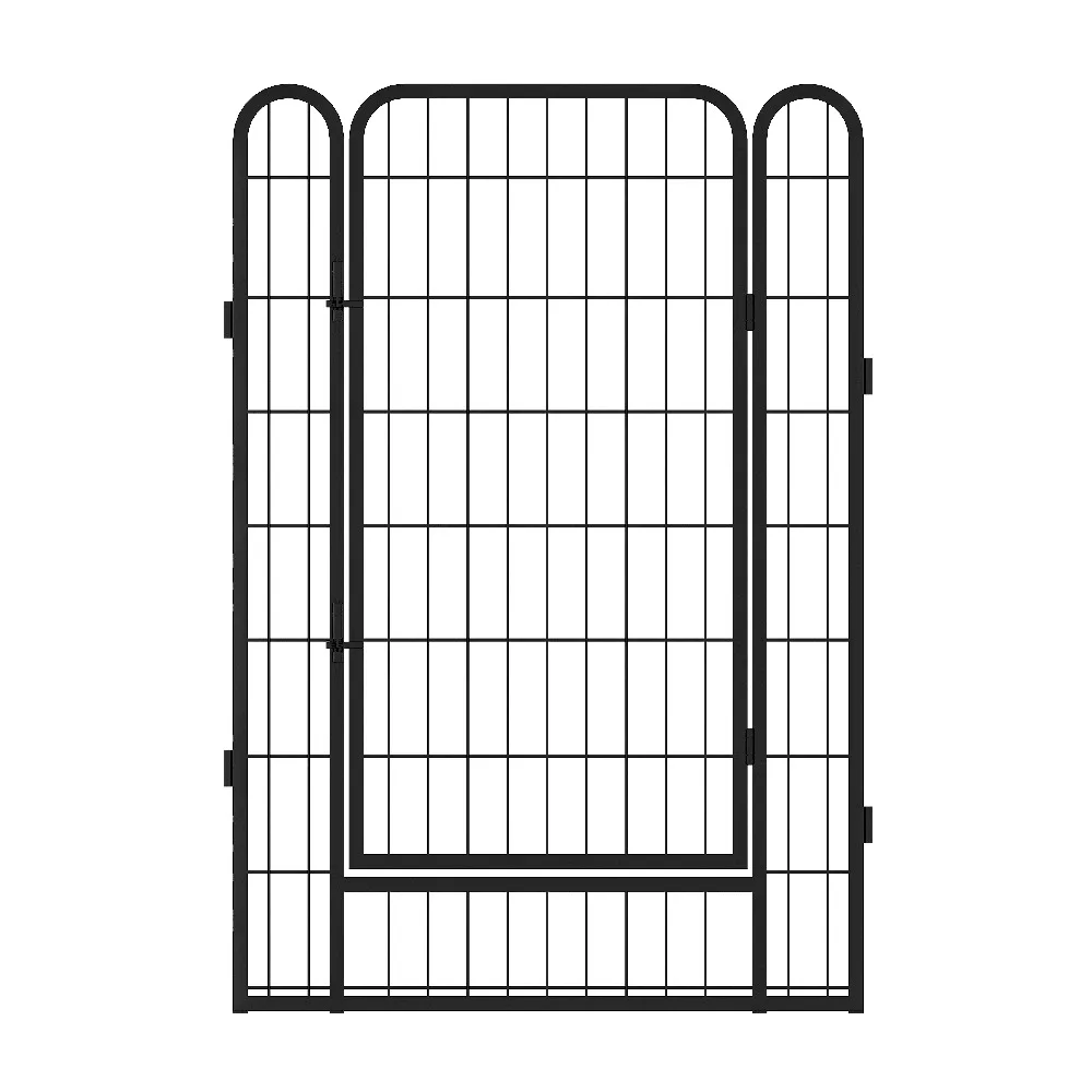 

Durable Iron Pet Wire Fence with Rust-Resistant Coating – Automatic Gravity Lock, Adjustable Shapes & Outdoor Versatility