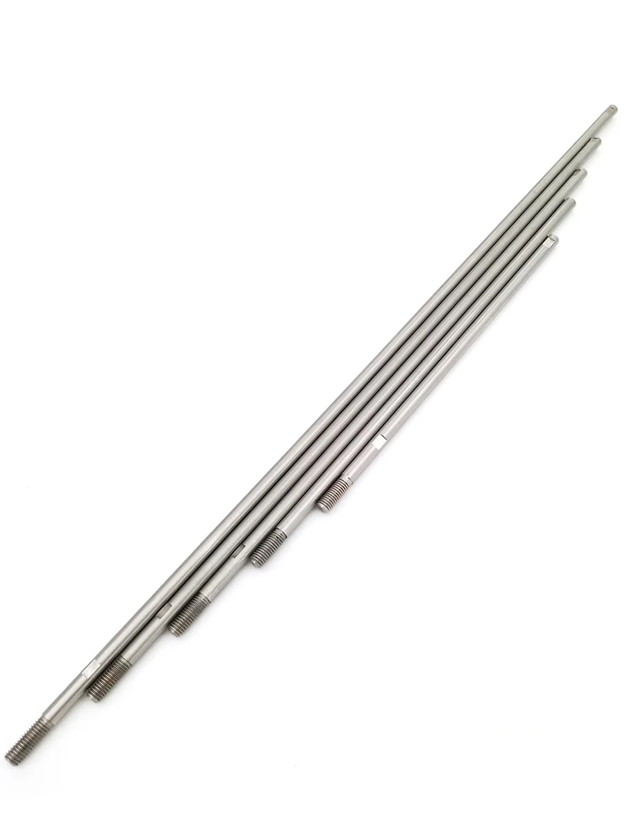 RC Boat Shaft 5mm 15cm-35cm Stainless Steel Straight Shaft for RC Boat Fishing Bait Tug Marine Toy Boat Models DIY Parts