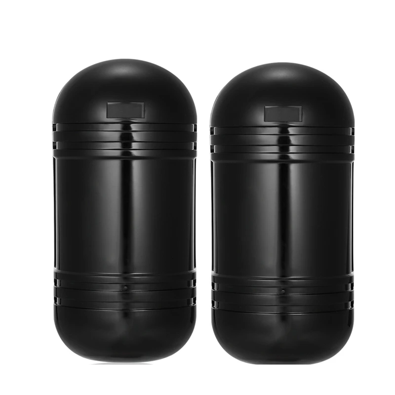 Wired Dual Beam Photoelectric Infrared Sensor Barrier Detector 100M Alarm Tamper Alarm For Park Burglar Alarm System