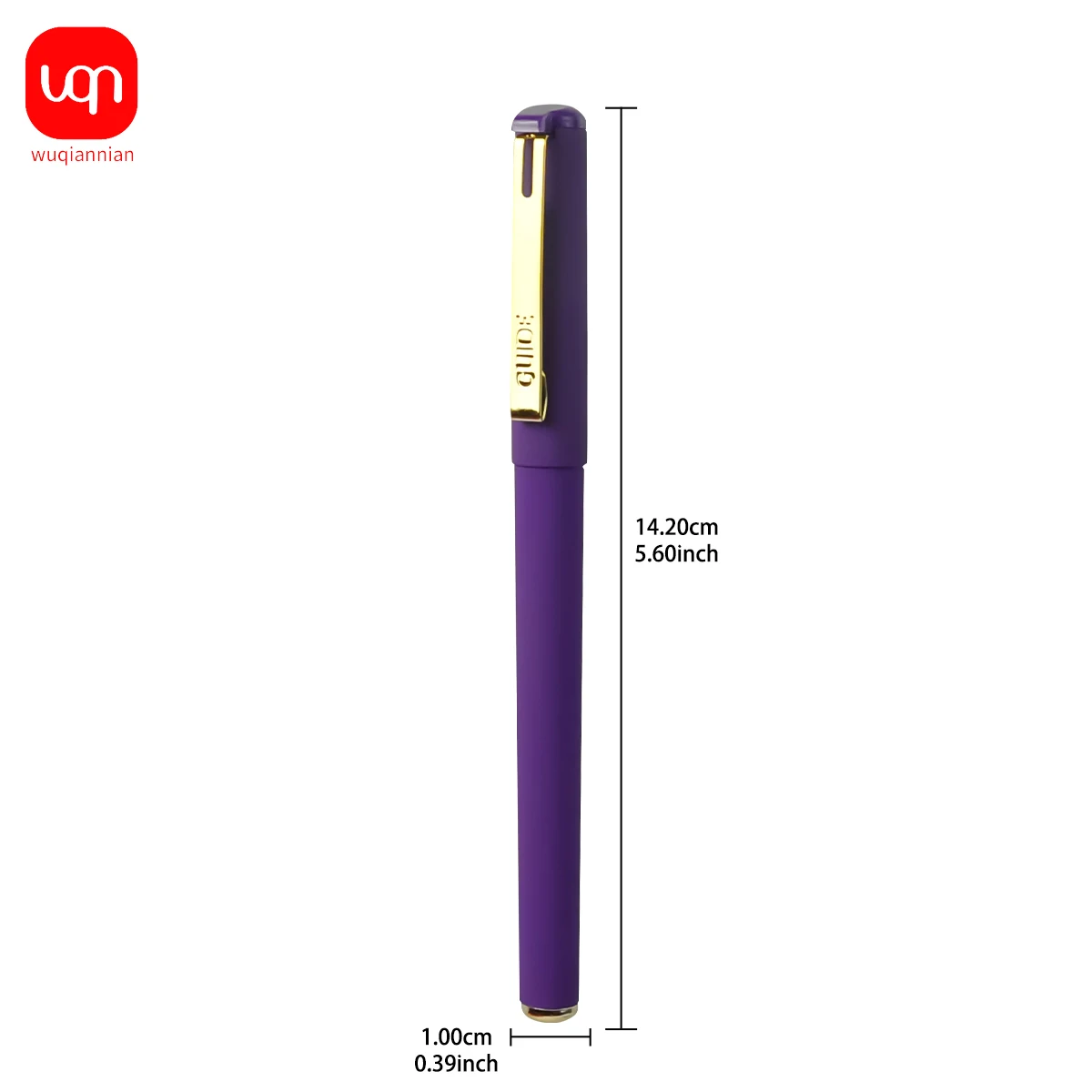 WQN-3/6/12 قطعة متجمد الأرجواني هلام القلم 0.7 مللي متر تلميح سعة كبيرة الحبر الأرجواني قلم توقيع طالب الكتابة القرطاسية مكتب المورد #3