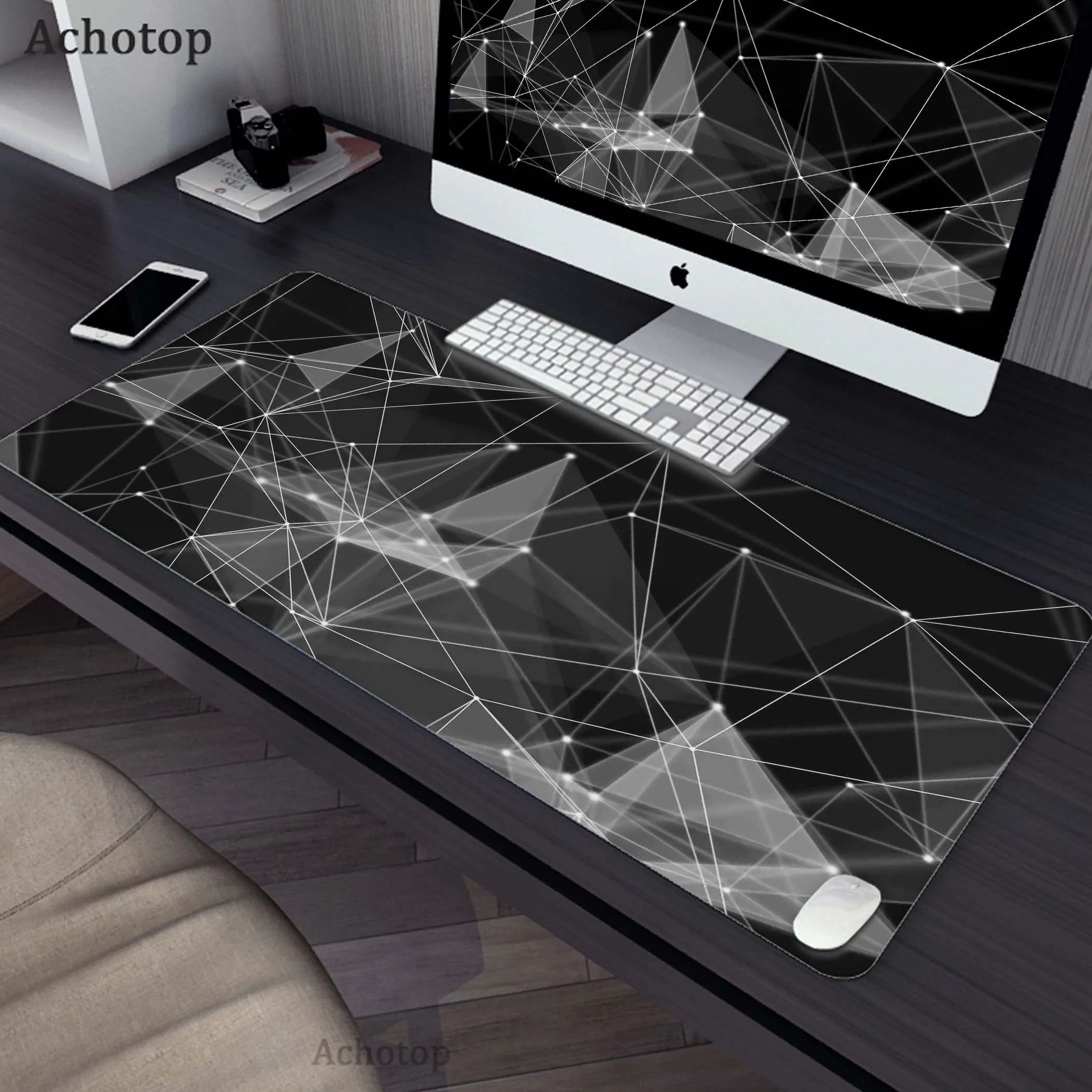 

Large Mouse Pad Mousepad Gaming Keyboard Pads XXL Table Carpet Rubber Desk Mat Plaid And Honeycomb Patterns Gamer Desk Mat