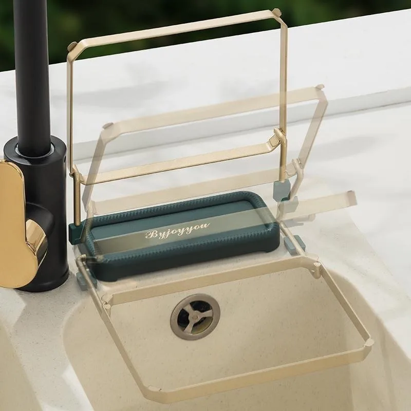 1pc Sink Filter Mesh Frame, Household Vegetable Washing Basin Garbage Residue Leakage Mesh Basket