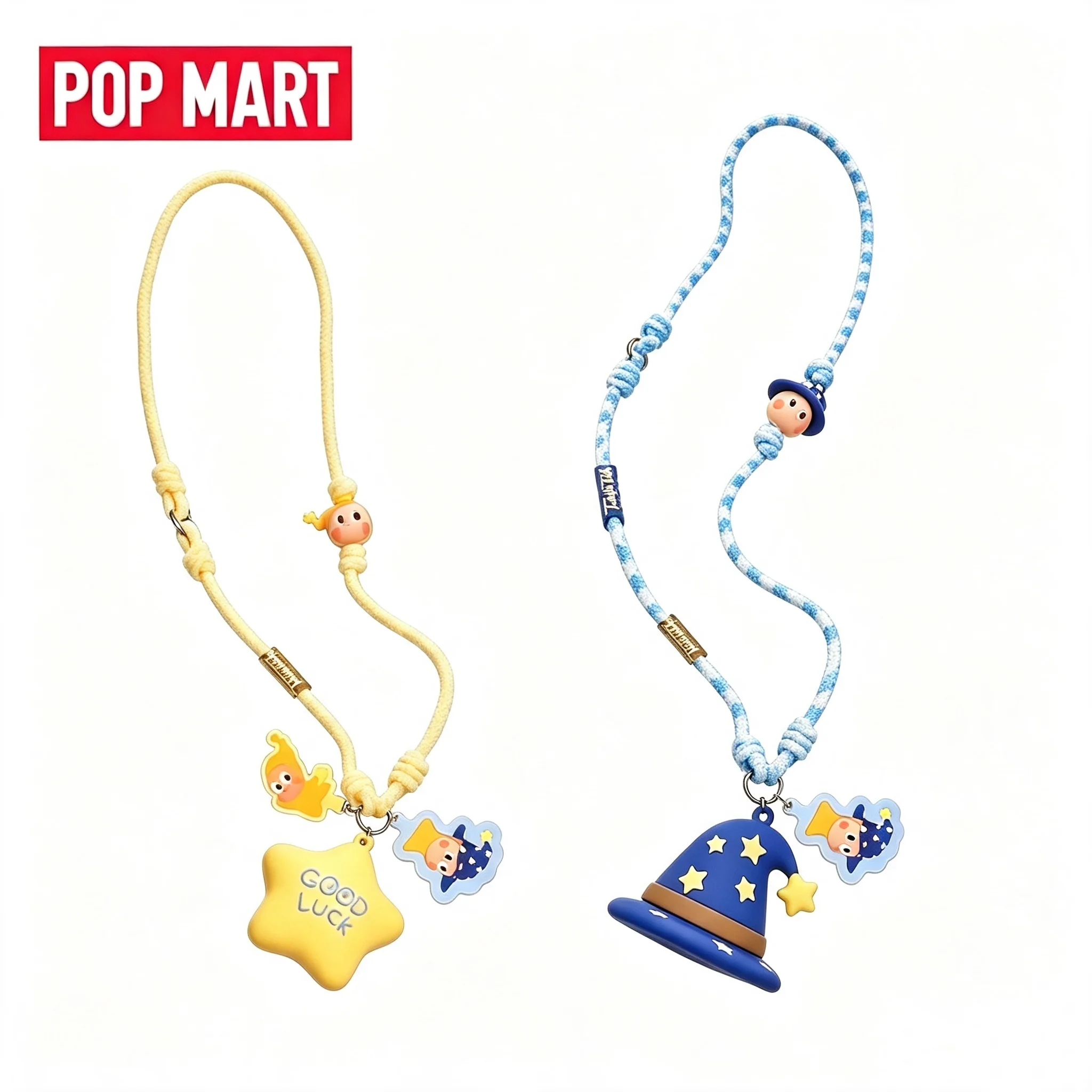 POP MART Twinkle Twinkle Classic Series Lucky Star Magic Star Glow in the Dark Long Lanyard Blind Box Toys Doll Anime Ornament
