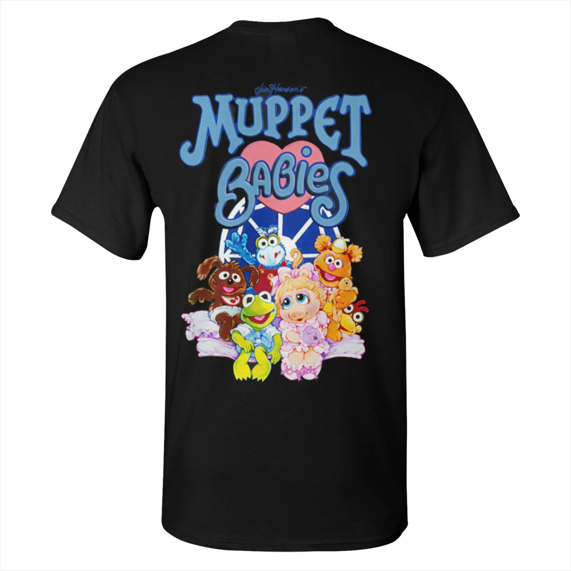 100% Cotton Muppet Babies T-Shirt Men's Double Sided T Shirt Men Round Neck Summer Shirts Tops S-6XL view 5