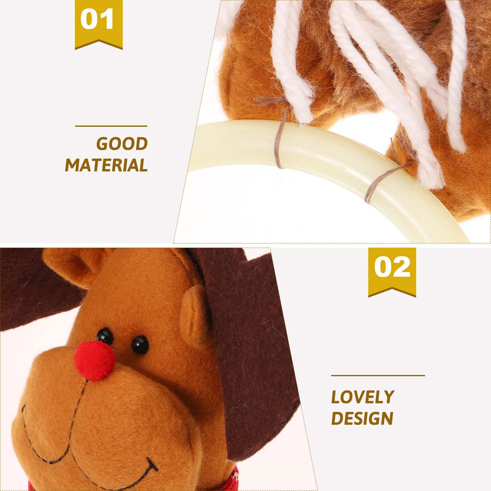 

1Pcs Xmas Themed Plastic Towel Ring Durable Bathroom Hanging Hand Towel Holder Storage Hook Festive Bathroom Accessory