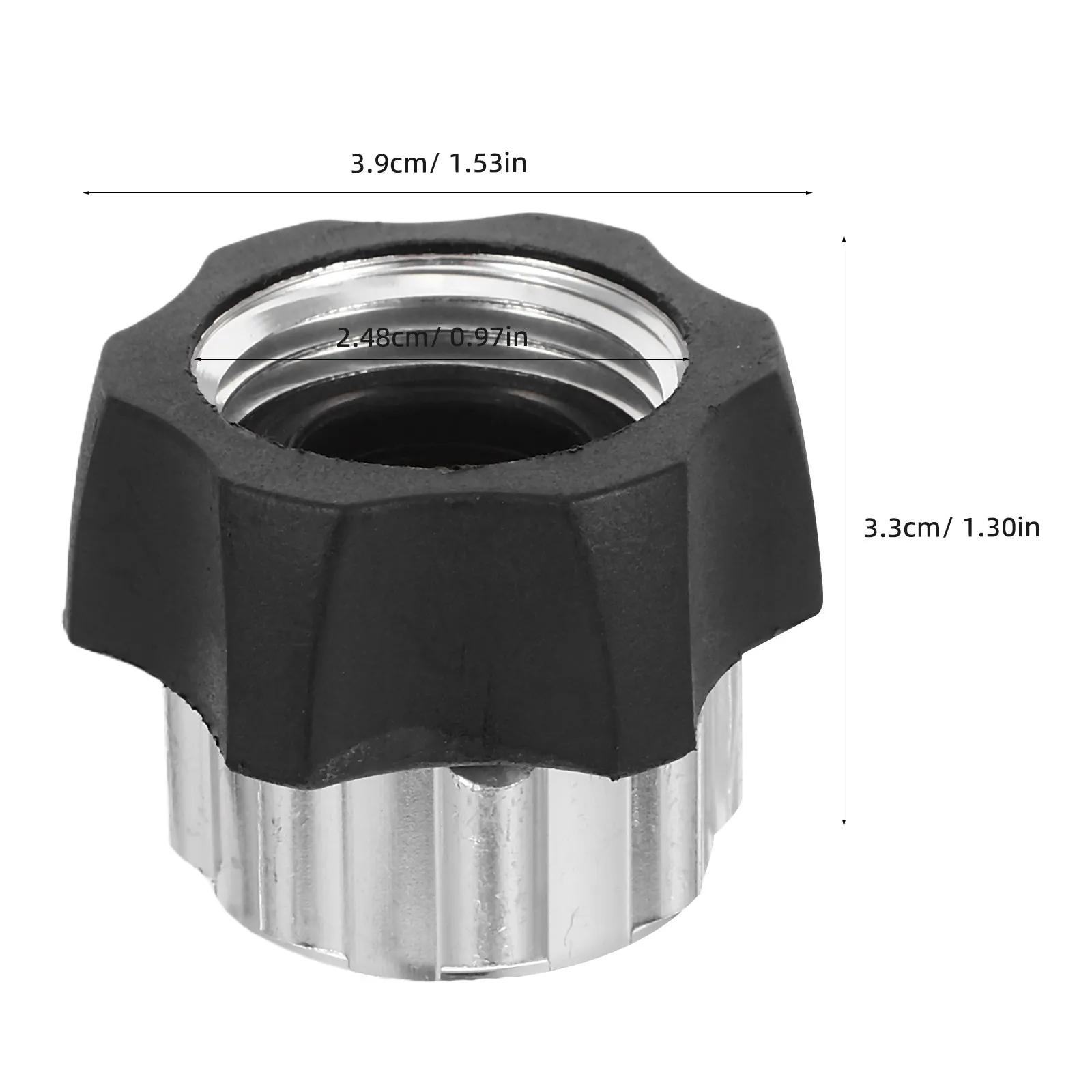 1pc Car Washer Inlet Connector 3/4 Inch Threaded Filter Nozzle Garden Hose Fitting Pressure Washer Parts Accessories