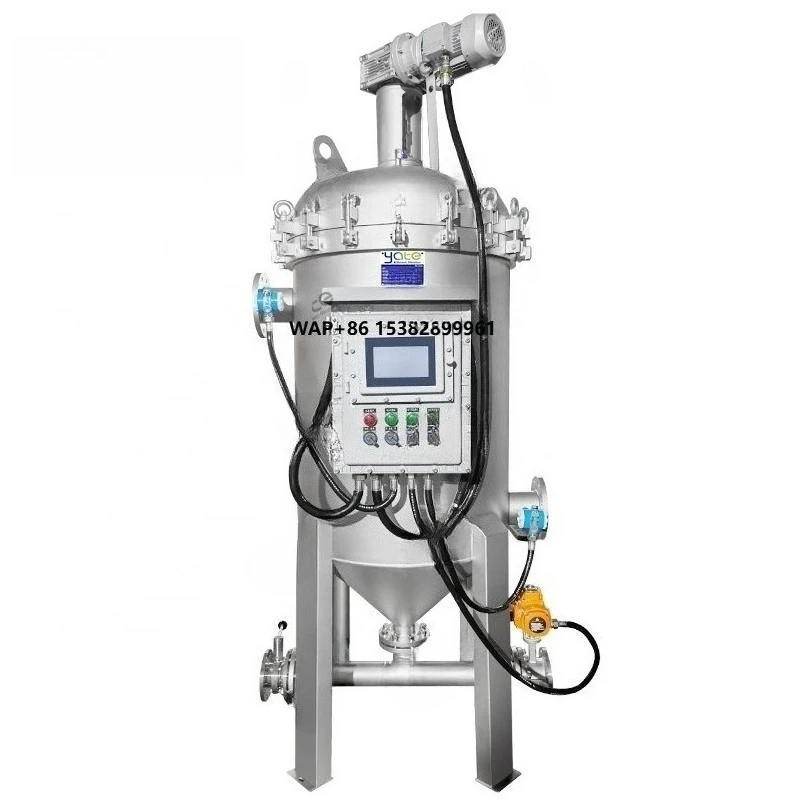Oil Water Separator Machine Industrial Solid Impurity Stainless Steel Automatic External Self Cleaning Scraper Filter Housing
