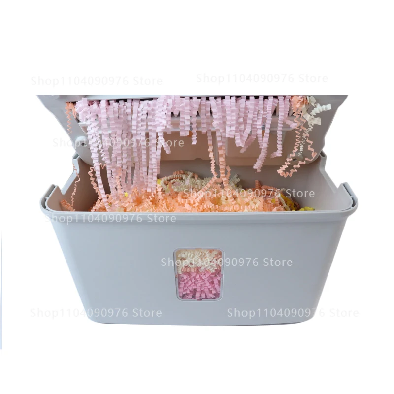 2025 New electric small paper shredder for office use, new decorative filling straw paper silk machine