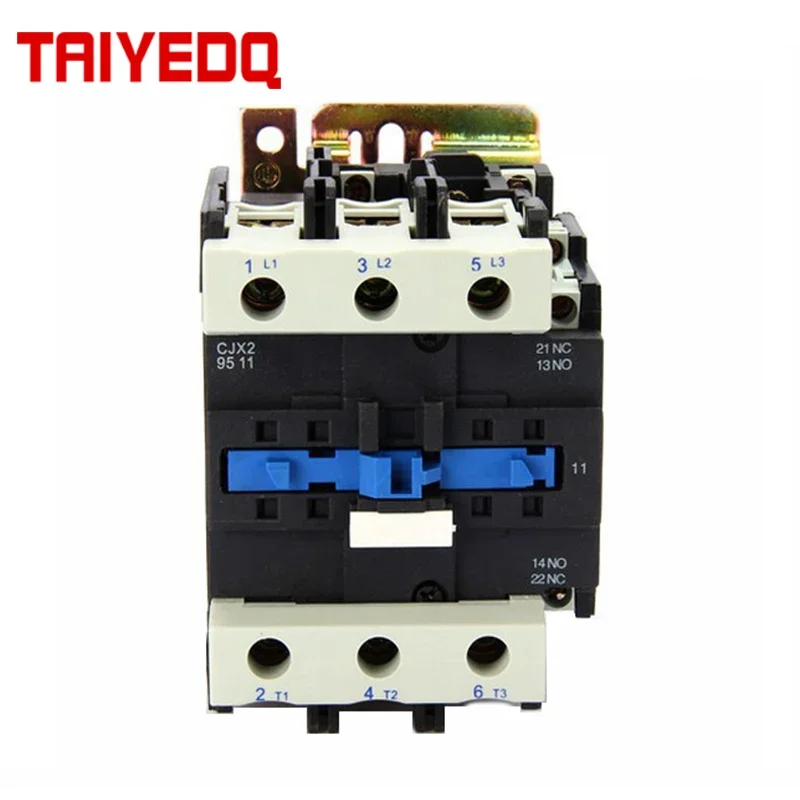 CJX2-9511 AC magnetic contactor 95A 3P contactor LC1-D9511 AC Motor contactor switch AC220V/380V 50/60HZ