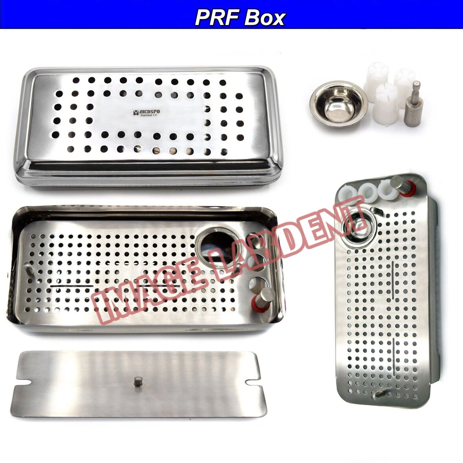 Dental PRF Platelet Rich Fibrin Box Stainless Steel CGF PRF Membrane Pressor Box Centrifuge CGF Box Dentistry Implant Surgical