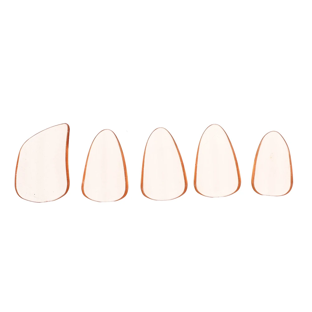 

5 Pcs Pipa Nails Musical Instrument Accessory Finger Plectrums Protector Orange