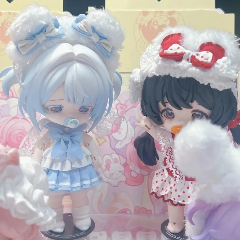 Come4free كعكة الحليب حلم نفخة سلسلة 1/12 Bjd صندوق أعمى مفصلية عمل الشكل Kawaii دمية موضة حلية جمع الهدايا