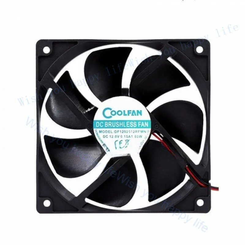 

Вентилятор охлаждения V+ 1 шт. для COOLFAN Fan DF1202512RFMN DC12V 0.15A 120X120X25MM, 2-проводной