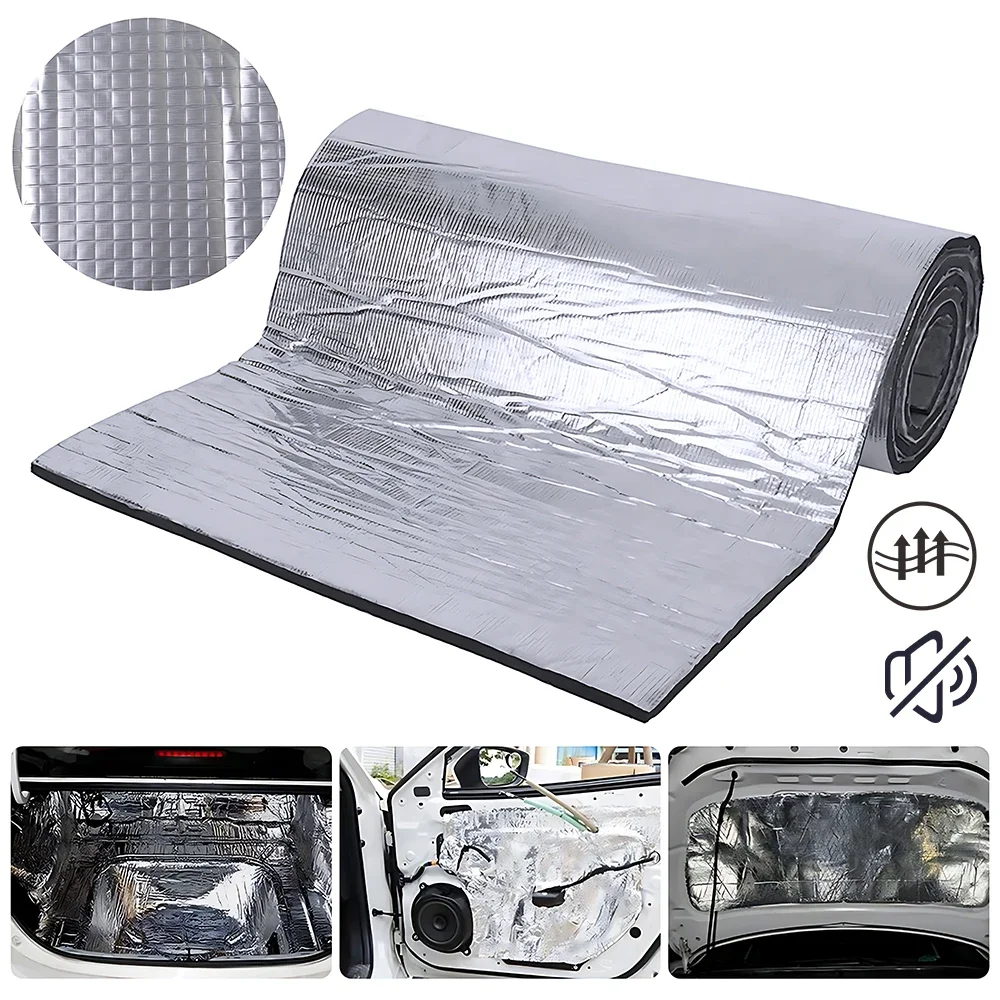 5/10mm Car Sound Mat Proofing Deadener Heat Noise Insulation Deadening Mat Hood Closed Cell Foam Accessories - view 5