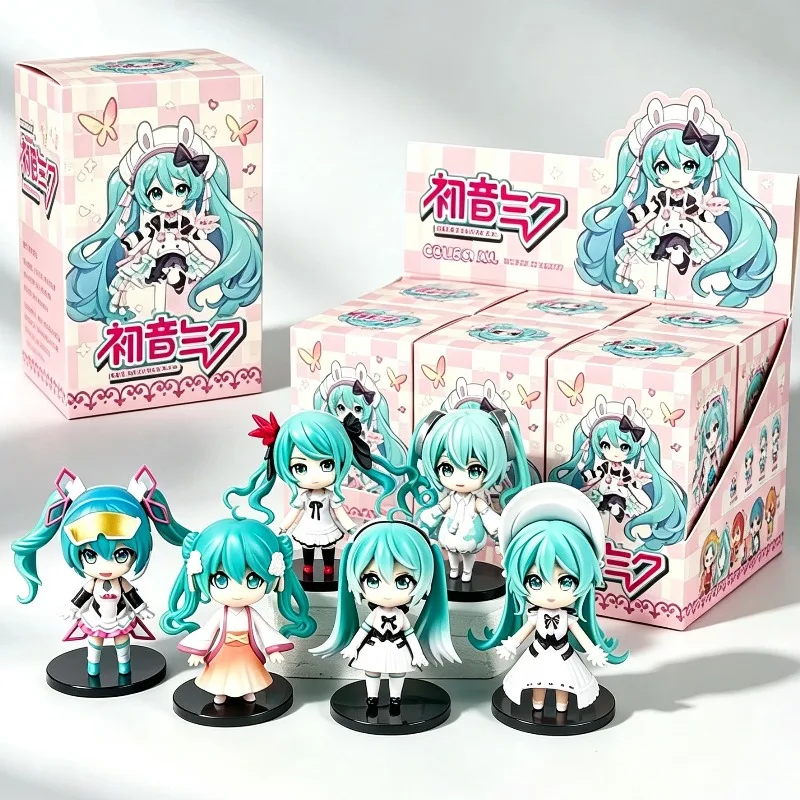 Überraschungsbox Niedliche Hatsune-Serie Cartoon-Puppe Trendige Spielzeug-Ornamente Q Handgefertigte Kleine Geschenke Blindbox Anime