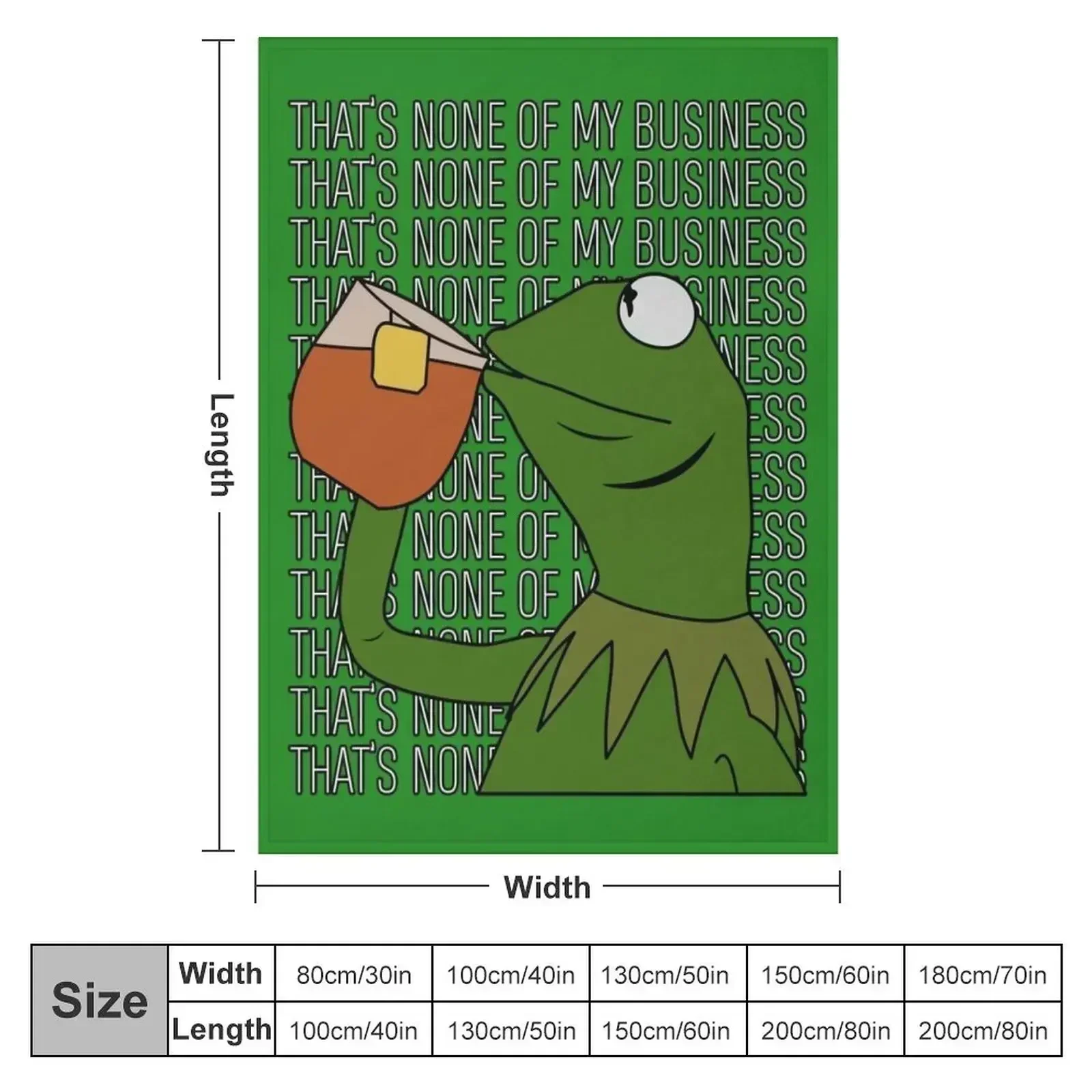 Sipping Tea Meme King but That's None of My Business 2 Throw Blanket Sleeping Bag Multi-Purpose Picnic sofa bed Hairy Blankets