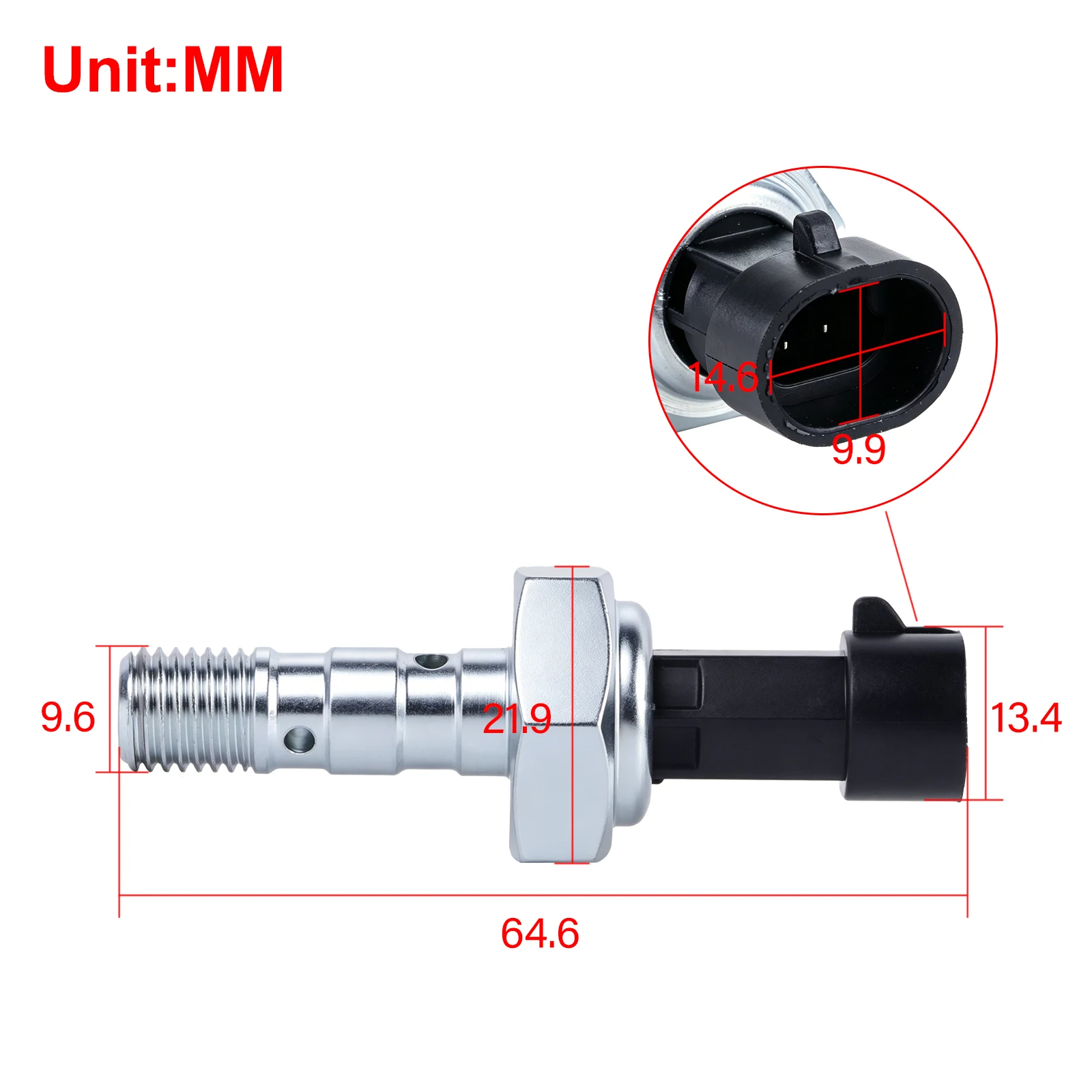Brake Pressure Switch for Polaris Ranger 1000 500 570 RZR XP Pro Sportsman 570 Touring 570 Xpedition General XP 4014262 4081117