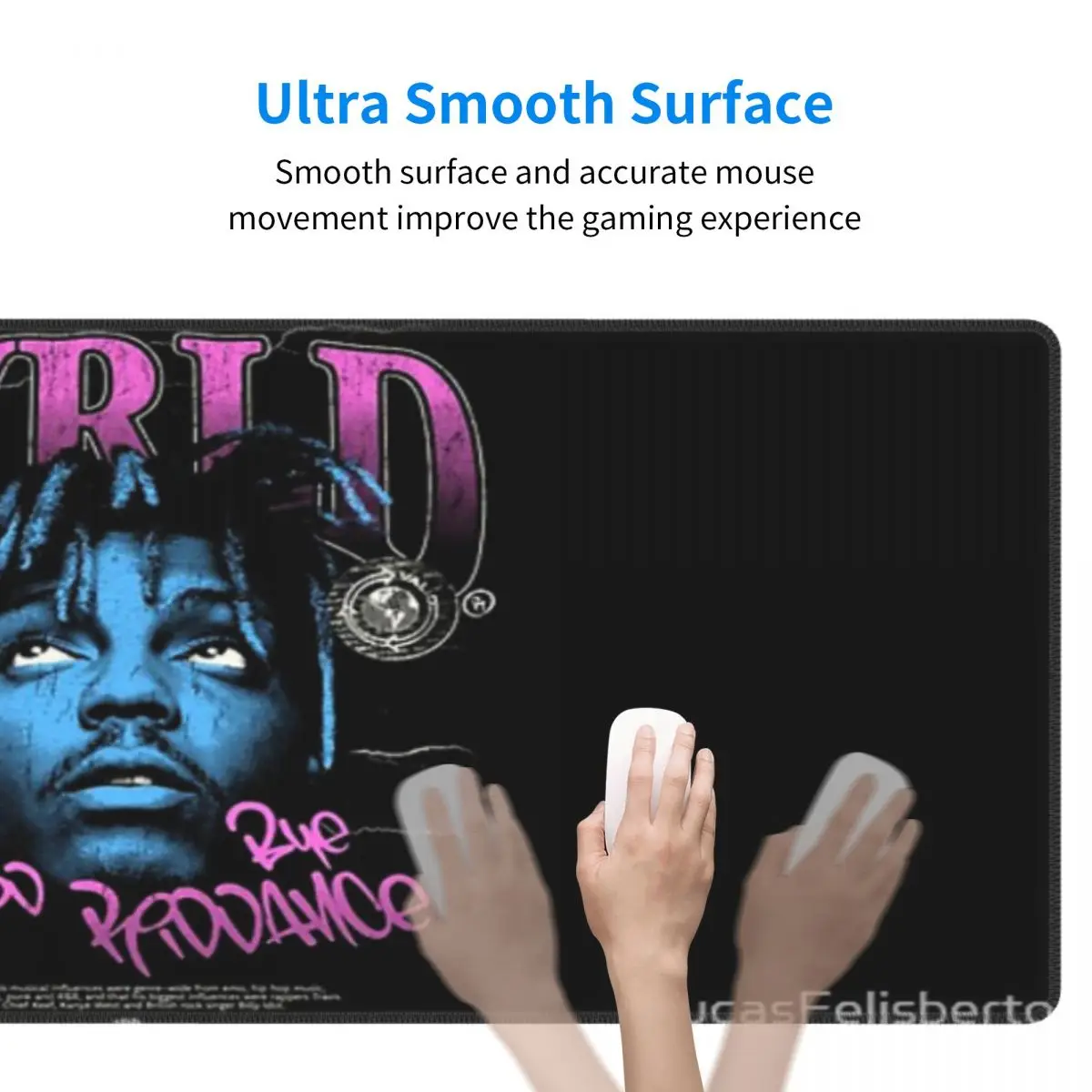 Juice WRLD Halftone Rubber Keyboard Pads