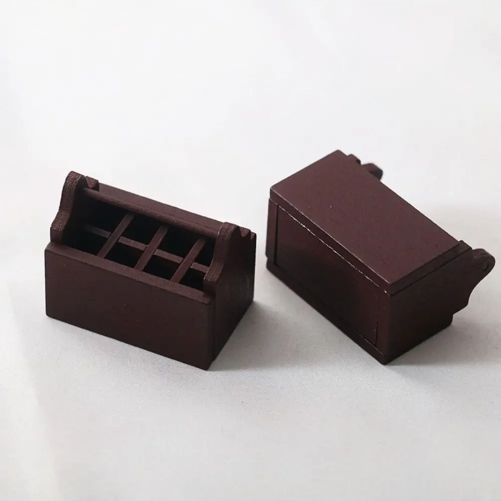 Set di Attrezzi in Miniatura per Casa delle Bambole in Legno 1:12, Accessori Fai-da-Te con Ascia e Pinze, Accessori per Mobili e Bambole