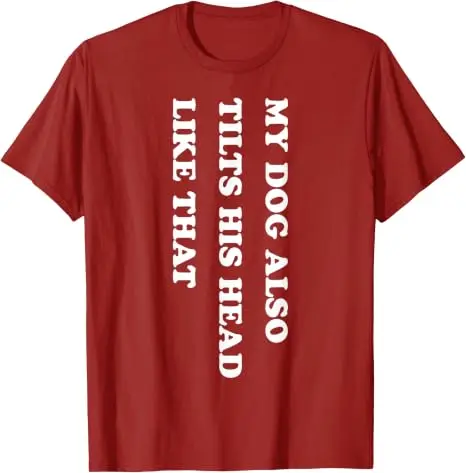 Mein Hund hebt auch seinen Kopf so an, lustiges Hundeliebhaber-T-Shirt, Y2K-Hundehumor, Buchstaben-Print, Streetwear, Welpenverhalten-Spruch-T-Shirt – Detail 9