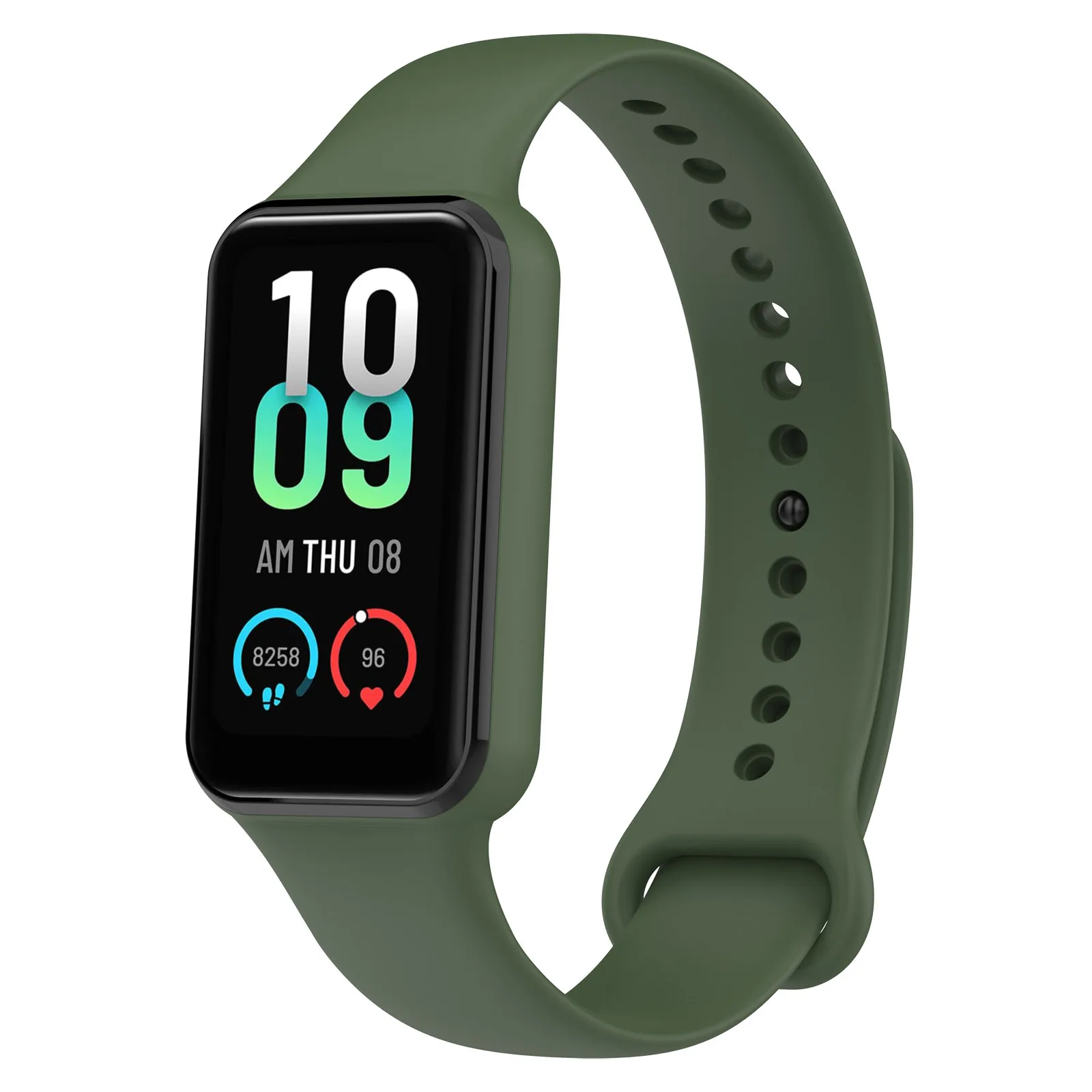 Nova pulseira de relógio de silicone para huami amazfit banda 7 smartwatch banda soprt pulseira para amazfit band7 cinta fivela correa