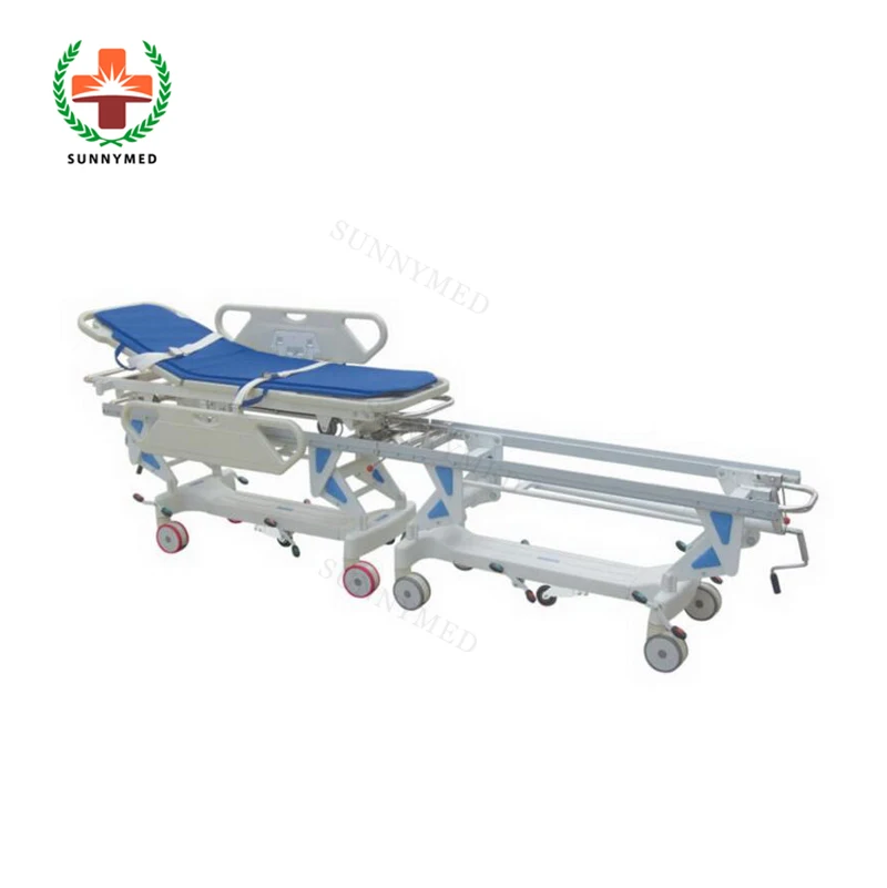 

SY-R022 Luxurious Connecting patient ambulance Stretcher price bed Stretcher trolley