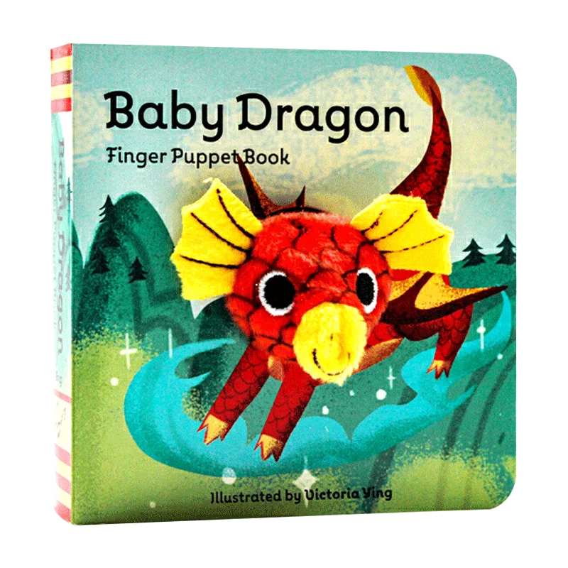 

Baby Dragon Finger Puppet Book,Baby Children's books aged 1 2 3, English picture book, 9781452170770